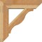 Ekena Millwork Funston Slat Rough Sawn Bracket w/ Offset Brace, Western Red Cedar, 8"W x 30"D x 30"H BKT0806X30X30FST06RWR - alternate 2